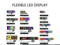 Bluetooth Lu Telefon Kontrollü S3232 Flexible Matrix Led Ekran 5V (230*187mm panel)