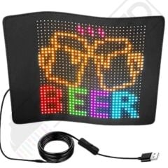 Bluetooth Lu Telefon Kontrollü S3232 Flexible Matrix Led Ekran 5V (210*167mm panel)