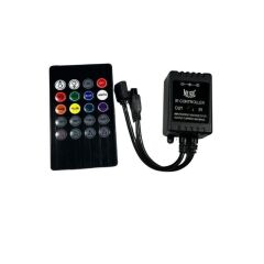 MÜZİK MODLU IR KUMANDALI RGB ŞERİT LED SET 5050 LEDLİ 3ÇİPLİ 10METRE IP20