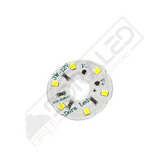 12Volt 3Watt Smd 2835 Ledli Led Modül Beyaz 10mm Delik Çaplı 12V 3W Avize Ledi 34mm(3 Adet)