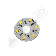 12Volt 3Watt Smd 2835 Ledli Led Modül Gün Işığı 10mm Delik Çaplı 12V 3W Avize Ledi 34mm(3 Adet)