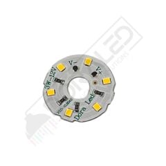 12Volt 3Watt Smd 2835 Ledli Led Modül Gün Işığı 10mm Delik Çaplı 12V 3W Avize Ledi 34mm(3 Adet)