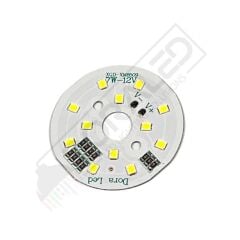 12Volt 7Watt Smd 2835  Ledli Led Modül 10mm Delik Çaplı Beyaz 12V 7W Avize Ledi 44mm(3 Adet)