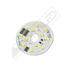12Volt 7Watt Smd 2835  Ledli Led Modül 10mm Delik Çaplı Beyaz 12V 7W Avize Ledi 44mm(3 Adet)