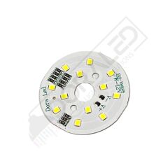 12Volt 7Watt Smd 2835  Ledli Led Modül 10mm Delik Çaplı Beyaz 12V 7W Avize Ledi 44mm(3 Adet)