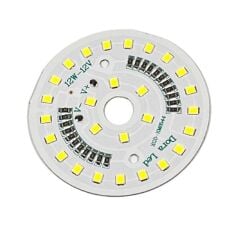 12Volt 12Watt Smd 2835 Ledli Led Modül Beyaz 10mm Delik Çaplı 12V 12W Avize Ledi 60mm(3 Adet)