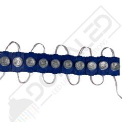 24 Volt Mavi1,5 Watt Tekli Lensli 3030 Reklamcı Modül IP65 (10 Adet)
