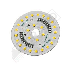12Volt 12Watt Smd 2835 Ledli Led Modül Gün Işığı 10mm Delik Çaplı 12V 12W Avize Ledi 60mm(3 Adet)