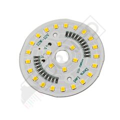 12Volt 12Watt Smd 2835 Ledli Led Modül Gün Işığı 10mm Delik Çaplı 12V 12W Avize Ledi 60mm(3 Adet)
