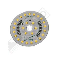 12Volt 12Watt Smd 2835 Ledli Led Modül Gün Işığı 10mm Delik Çaplı 12V 12W Avize Ledi 60mm(3 Adet)