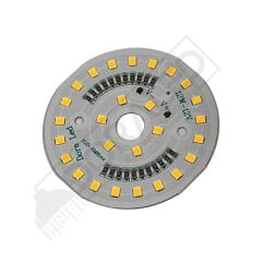 12Volt 12Watt Smd 2835 Ledli Led Modül Gün Işığı 10mm Delik Çaplı 12V 12W Avize Ledi 60mm(3 Adet)