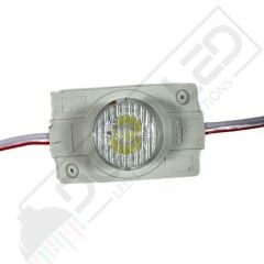12 Volt Beyaz 1,5 Watt Tekli Lensli 3030 Reklamcı Modül IP65 (10 Adet)