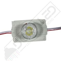 12 Volt Beyaz 1,5 Watt Tekli Lensli 3030 Reklamcı Modül IP65 (10 Adet)