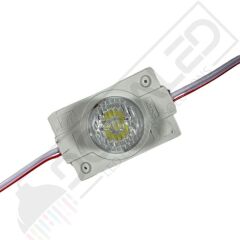 12 Volt Beyaz 1,5 Watt Tekli Lensli 3030 Reklamcı Modül IP65 (10 Adet)
