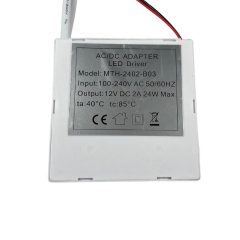 220V Girişli 12V 2A Dokunmatik (Touch) Ayna Arkası Sensör+Bugu önleyici girişi Banyo Aynası Mobilya Sensörü