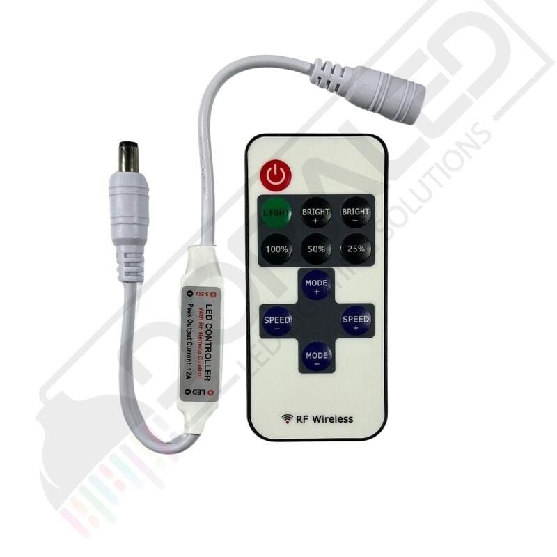 RF Uzaktan Kumandalı Şerit Led Dimmer LED Işık Kontrolü 12V/24V