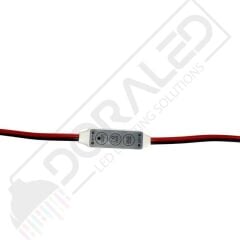 5-24 Volt 3 Tuşlu Mini Dimmer Flaşör Led Animasyon Devresi