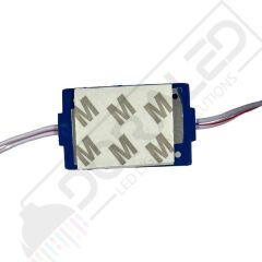 12 Volt Mavi 1,5 Watt Tekli Lensli 3030 Reklamcı Modül IP65 (10 Adet)