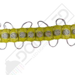12 Volt Amber (Sarı) 1,5 Watt Tekli Lensli 3030 Reklamcı Modül (10 Adet)