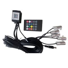 Araç Içi Atmosfer Ambiyans LED Neon Ip LED Rgb App Kontrollü 5 Parça