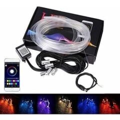 Araç Içi Atmosfer Ambiyans LED Neon Ip LED Rgb App Kontrollü 5 Parça