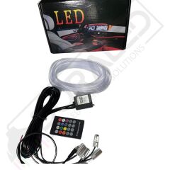 Araç Içi Atmosfer Ambiyans LED Neon Ip LED Rgb App Kontrollü 5 Parça