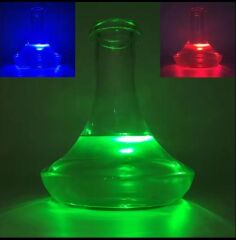 Sualtı Kumandalı - Pilli Rgb Nargile Led Işığı Su Geçirmez 4Led+1Kumanda