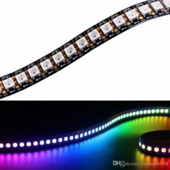 WS2812B 144 Ledli ARGB 5V Pixel Şerit Led Magic Led 1M