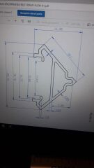 90 Derece Lineer Alüminyum Boş Kasa Profil (100 cm)- Led Bar Boş Kasa