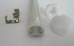 Lineer Alüminyum Boş Kasa Profil - Led Bar Boş Kasa Opak Cam 1Metre