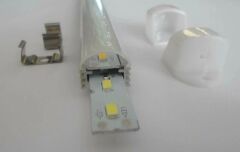 Lineer Alüminyum Boş Kasa Profil - Led Bar Boş Kasa Opak Cam 1Metre