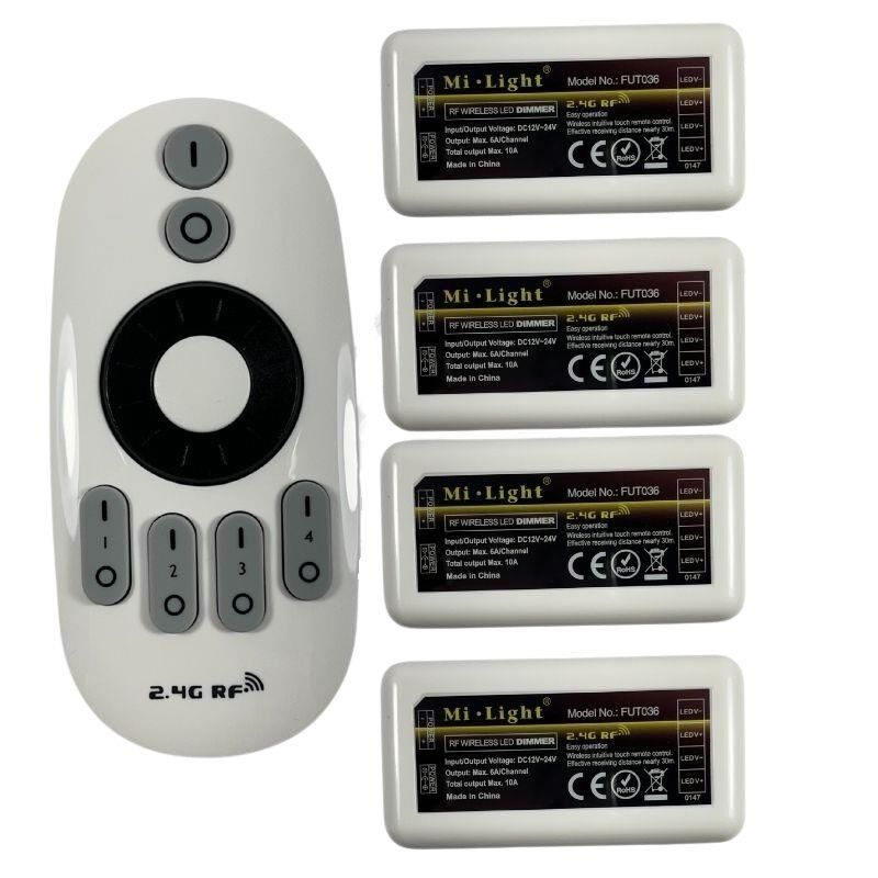 4 Kanal Touch Dokunmatik Led Dimmer 12-24V RF
