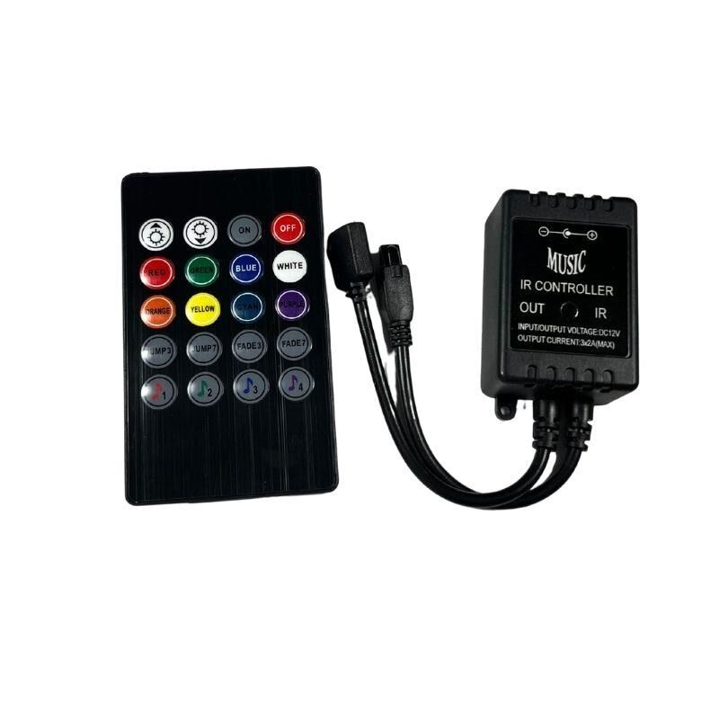 IR Kontrol RGB Kumandalı müzik Müziğe Sese Duyarlı Rgb Kontrol