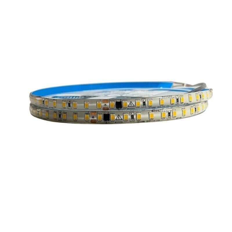 220 Volt Dim Edilebilir Şerit Led 10 Cm De Kesilebilir M/120 Led Amber (Sarı) 5M İP65