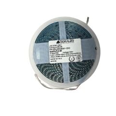 220 Volt Dim Edilebilir Şerit Led 10 Cm De Kesilebilir M/120 Led Amber (Sarı) 5M İP65
