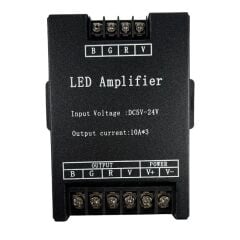 RGB Led Amplifier- Repeater Güçlendirici 12-24V 3x10A 30A