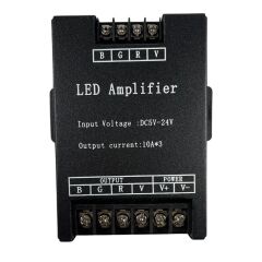 RGB Led Amplifier- Repeater Güçlendirici 12-24V 3x10A 30A