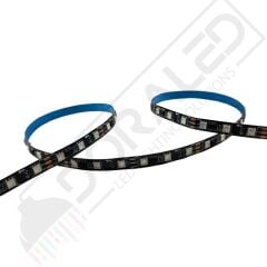 WS2811 ARGB Adreslenebilir Siyah Pcb Şerit Led IP20 5M 60Led Magic Led