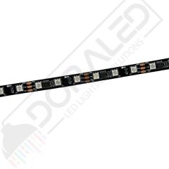 WS2811 ARGB Adreslenebilir Siyah Pcb Şerit Led IP20 5M 60Led Magic Led