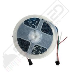WS2811 ARGB Adreslenebilir Siyah Pcb Şerit Led IP20 5M 60Led Magic Led
