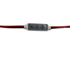 5-24 Volt 3 Tuşlu Mini Dimmer Flaşör Led Animasyon Devresi