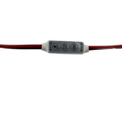 5-24 Volt 3 Tuşlu Mini Dimmer Flaşör Led Animasyon Devresi