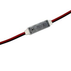 5-24 Volt 3 Tuşlu Mini Dimmer Flaşör Led Animasyon Devresi