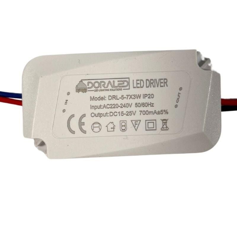 5-7X3W 700Ma 15-25V Power Led Driver IP20 Power Led Sürücü